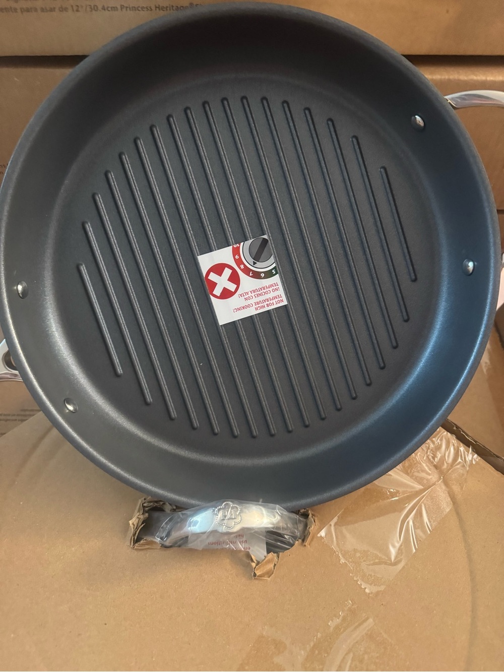 Princess House Nonstick Grill Pan - Black